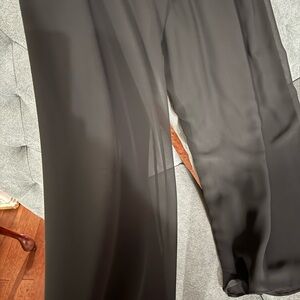 Alex Evenings Black Wide Leg Pants